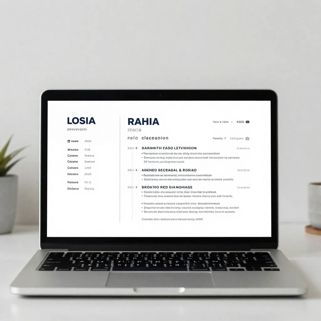 Resume formatting showcase