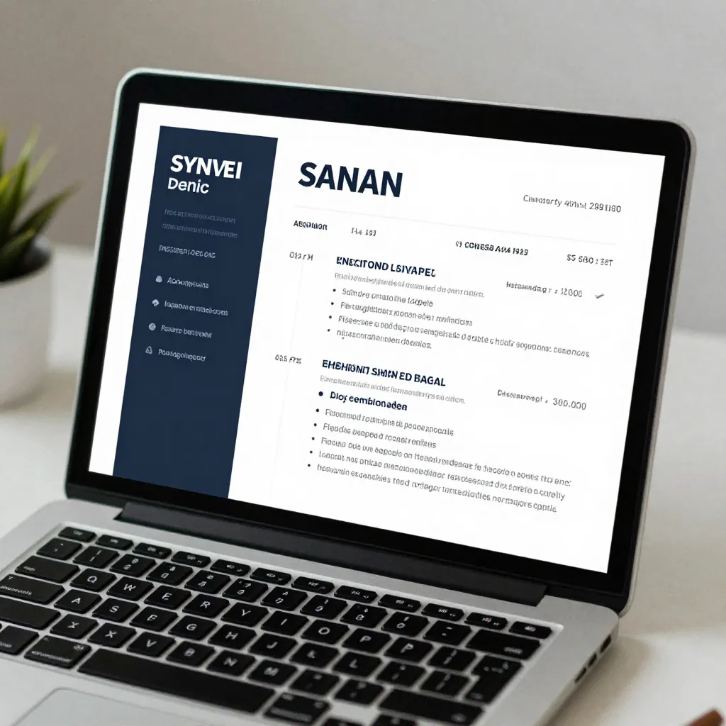 Resume design portfolio showcase